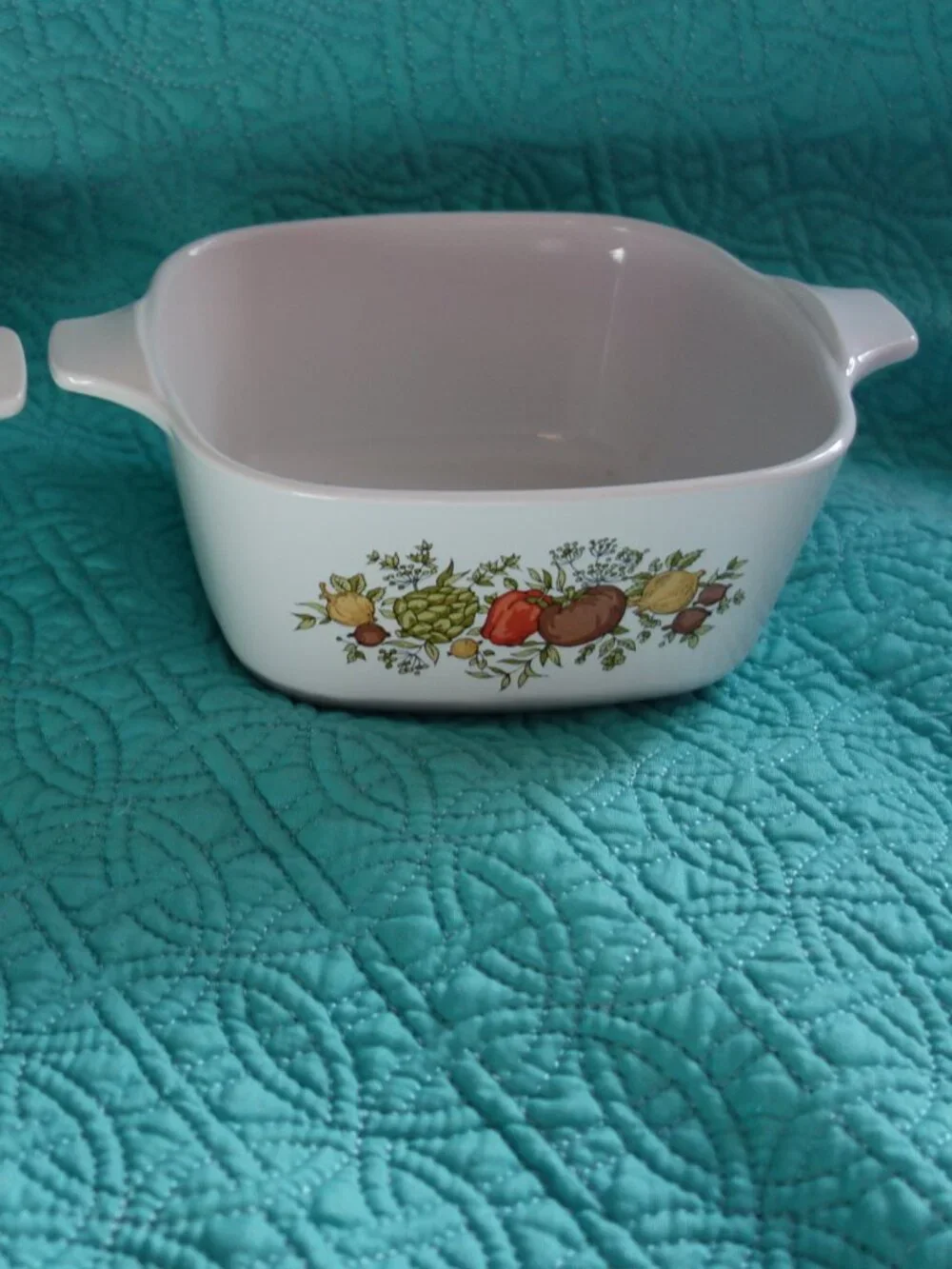 Pair of Corning Ware Spice Of Life Bakeware Square